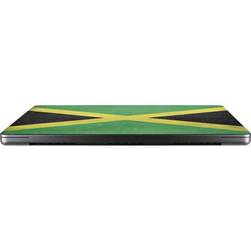 Jamaica Flag Distressed Apple MacBook Pro 14-inch Skin
